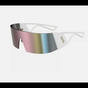 Dior pink and white sunglasses